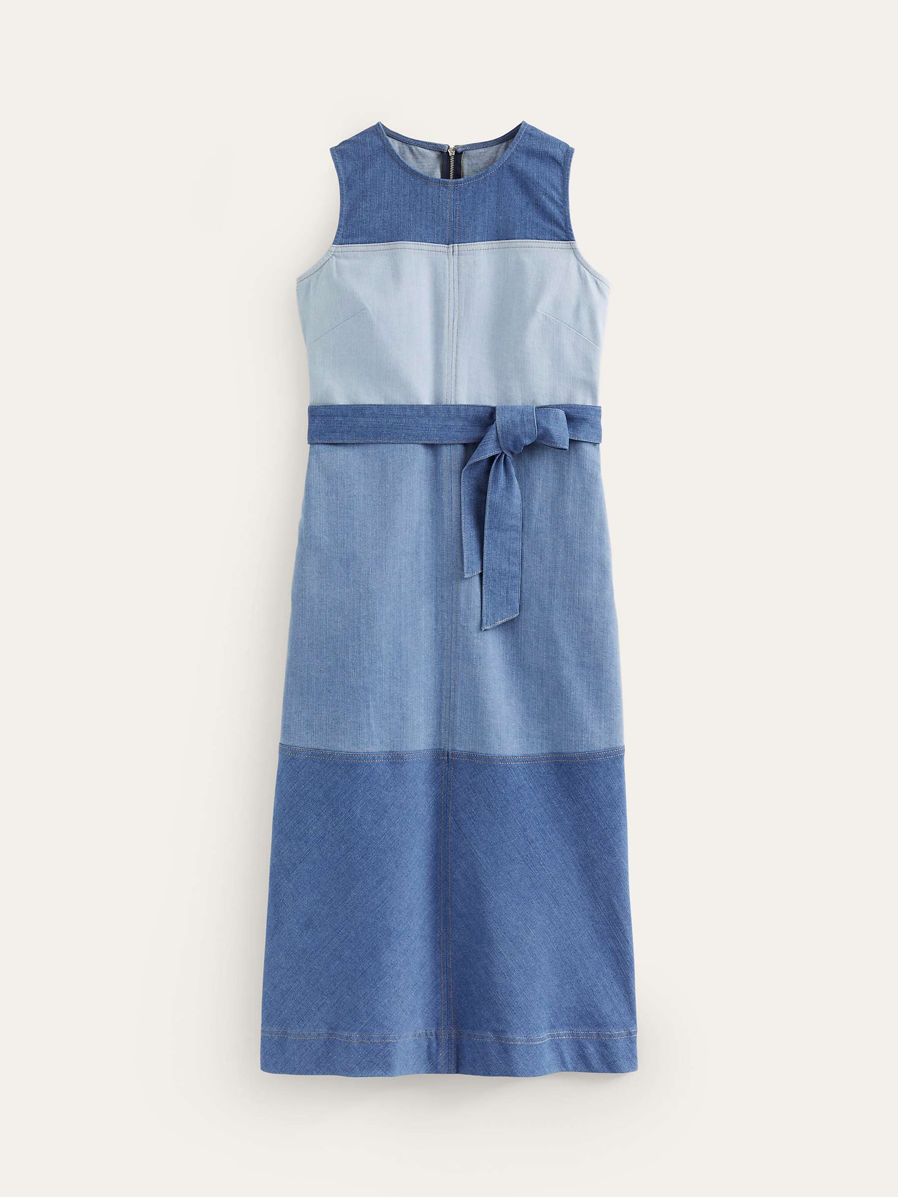 Buy Boden Hotch Denim Midi Dress, Hotched Denim Online at johnlewis.com