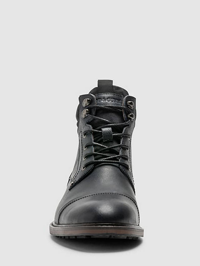 Rodd & Gunn Dunedin Leather Military Boots, Onyx Wash