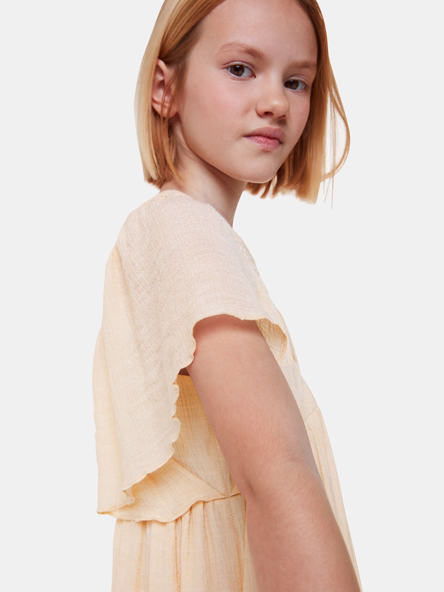 Buy Whistles Kids' Willa Smocked Dress Online at johnlewis.com