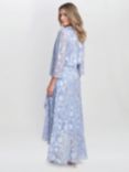 Gina Bacconi Barbara Cascade Jacket And Midi Dress, Hydrangea