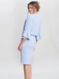 Gina Bacconi Melissa Stretch Crepe Dress & Jacket, Nordic Blue