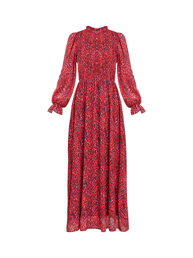 Gina Bacconi Thea Abstract Print Maxi Dress, Red