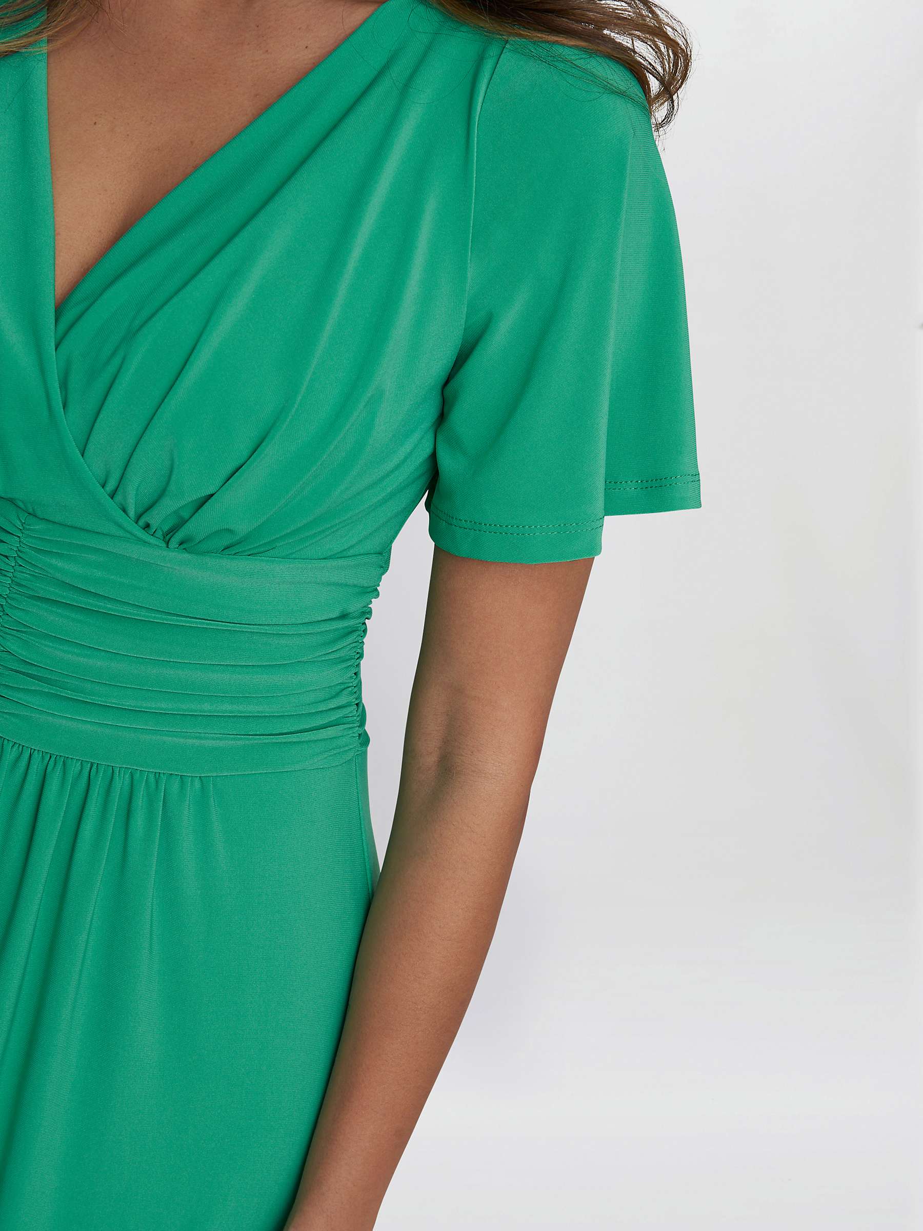 Buy Gina Bacconi Elena Jersey Maxi Dress, Jade Online at johnlewis.com