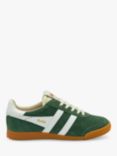 Gola Classics Elan Suede Lace Up Trainers, Evergreen