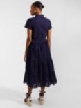 Hobbs Rhianne Midi Dress, True Navy