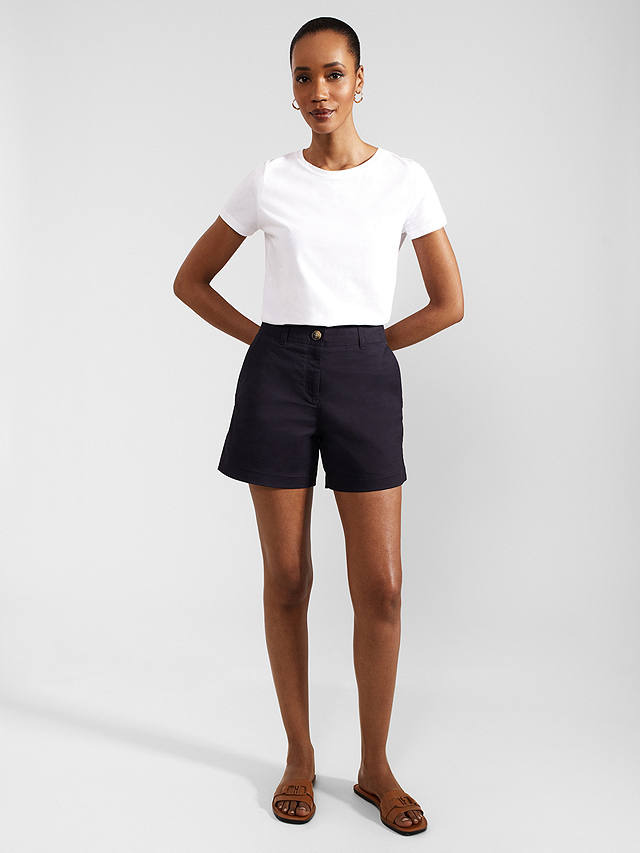 Hobbs Carla Tailored Shorts, Navy