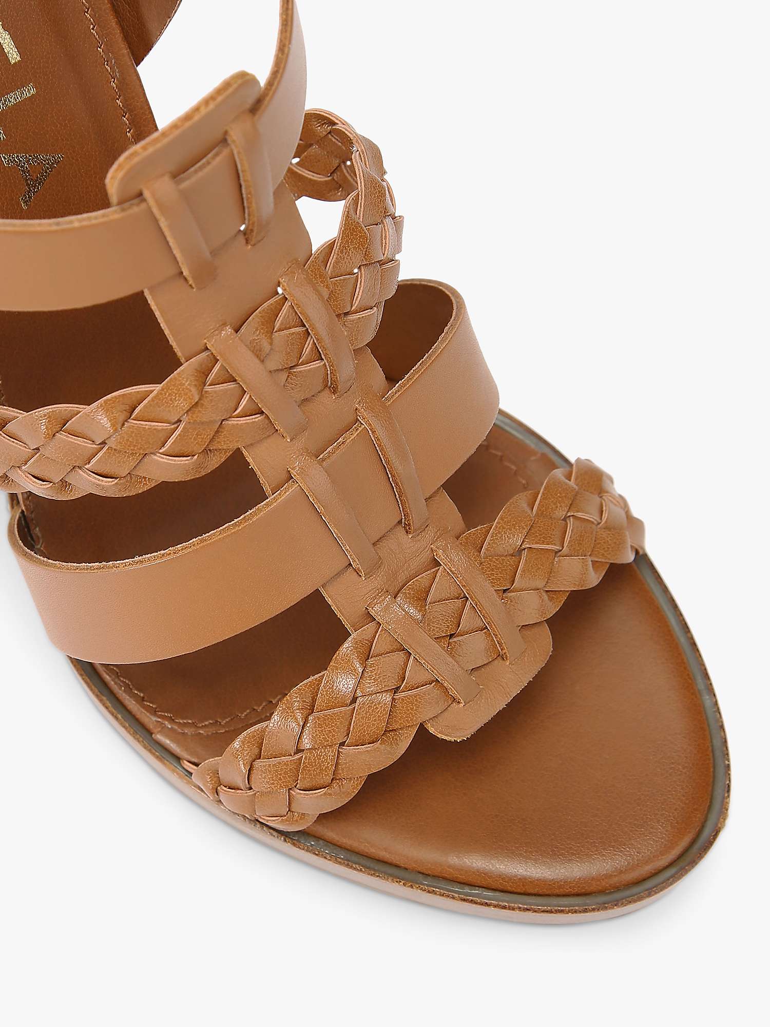 Buy Carvela Comfort Krill Leather Platform Sandals Online at johnlewis.com