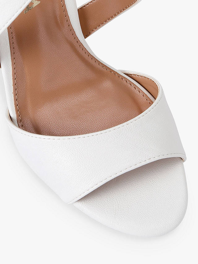 Carvela Kross Stiletto Heel Sandals, White