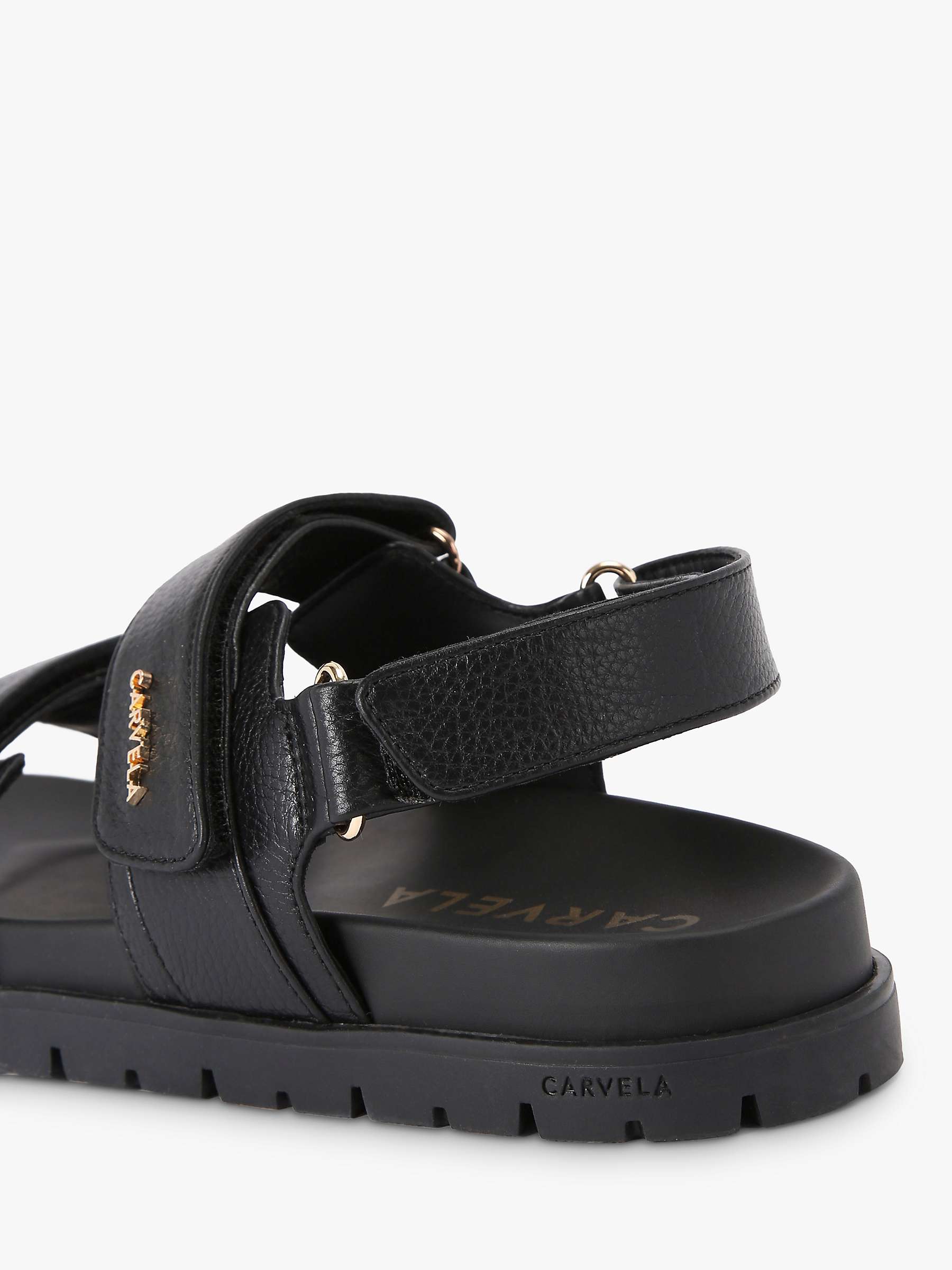 Buy Carvela Fame Leather Footbed Sandals Online at johnlewis.com
