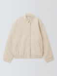 John Lewis Kids' Formal Bomber Jacket, Oatmeal