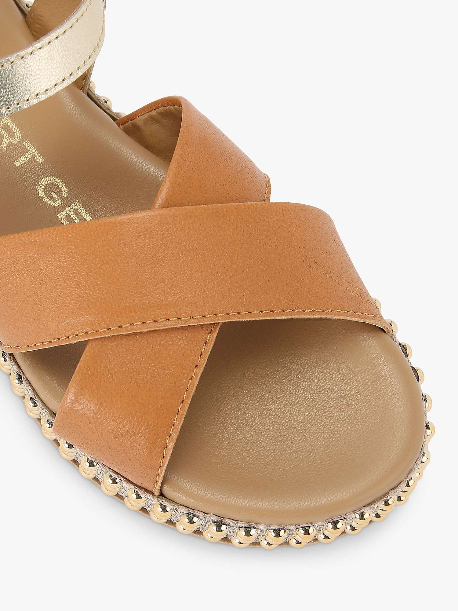 Buy KG Kurt Geiger Reya Leather Sandals Online at johnlewis.com