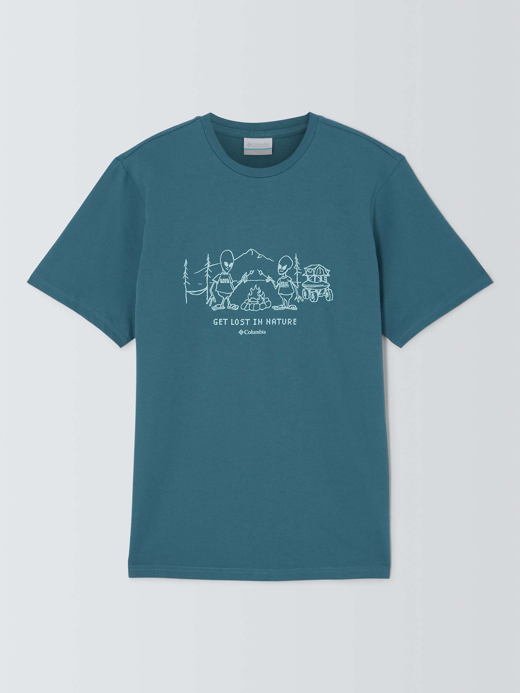 Buy Columbia Rapid Ridge T-Shirt, Blue Online at johnlewis.com