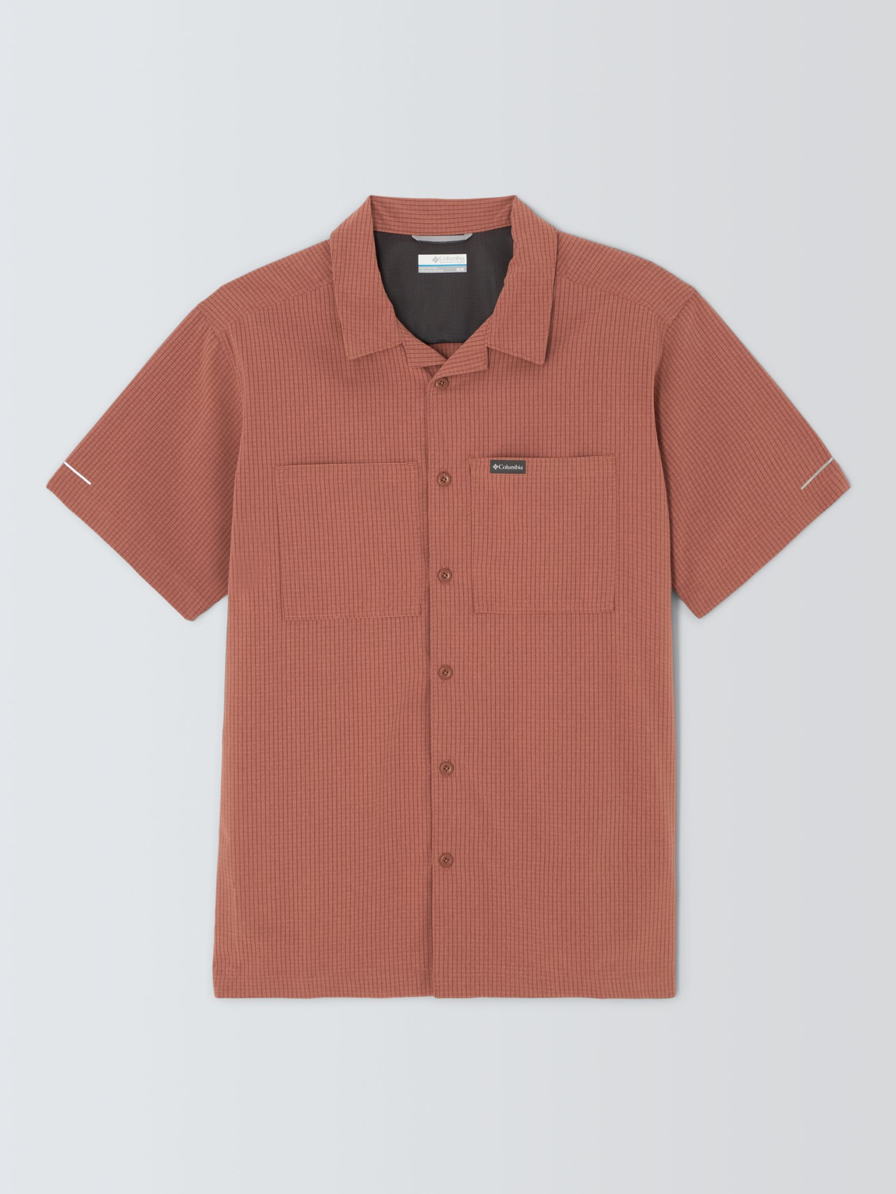 Columbia Mesa Short Sleeve Shirt, Orange, S