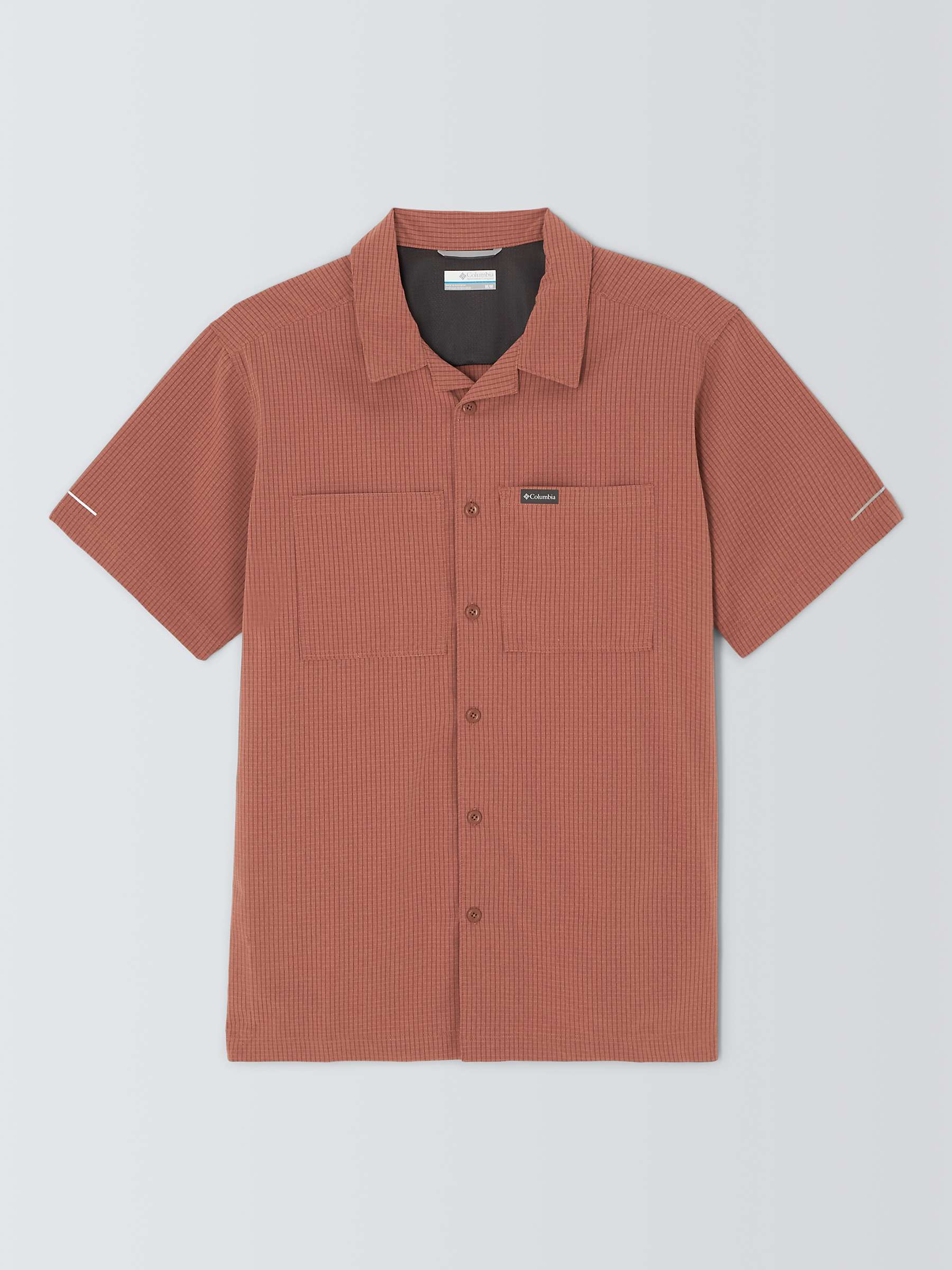 Buy Columbia Mesa Short Sleeve Shirt, Orange Online at johnlewis.com