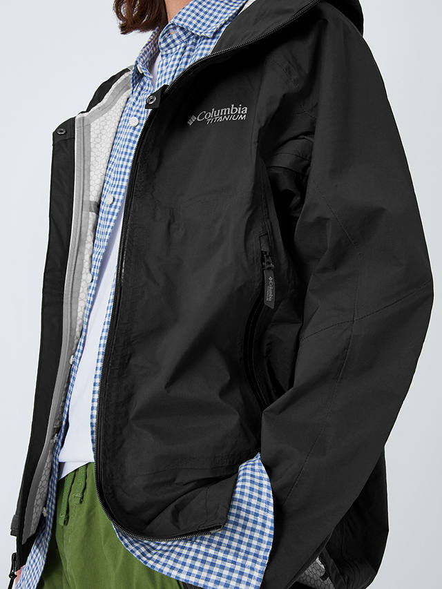 Columbia Mazama Trail Waterproof Shell Jacket, Black