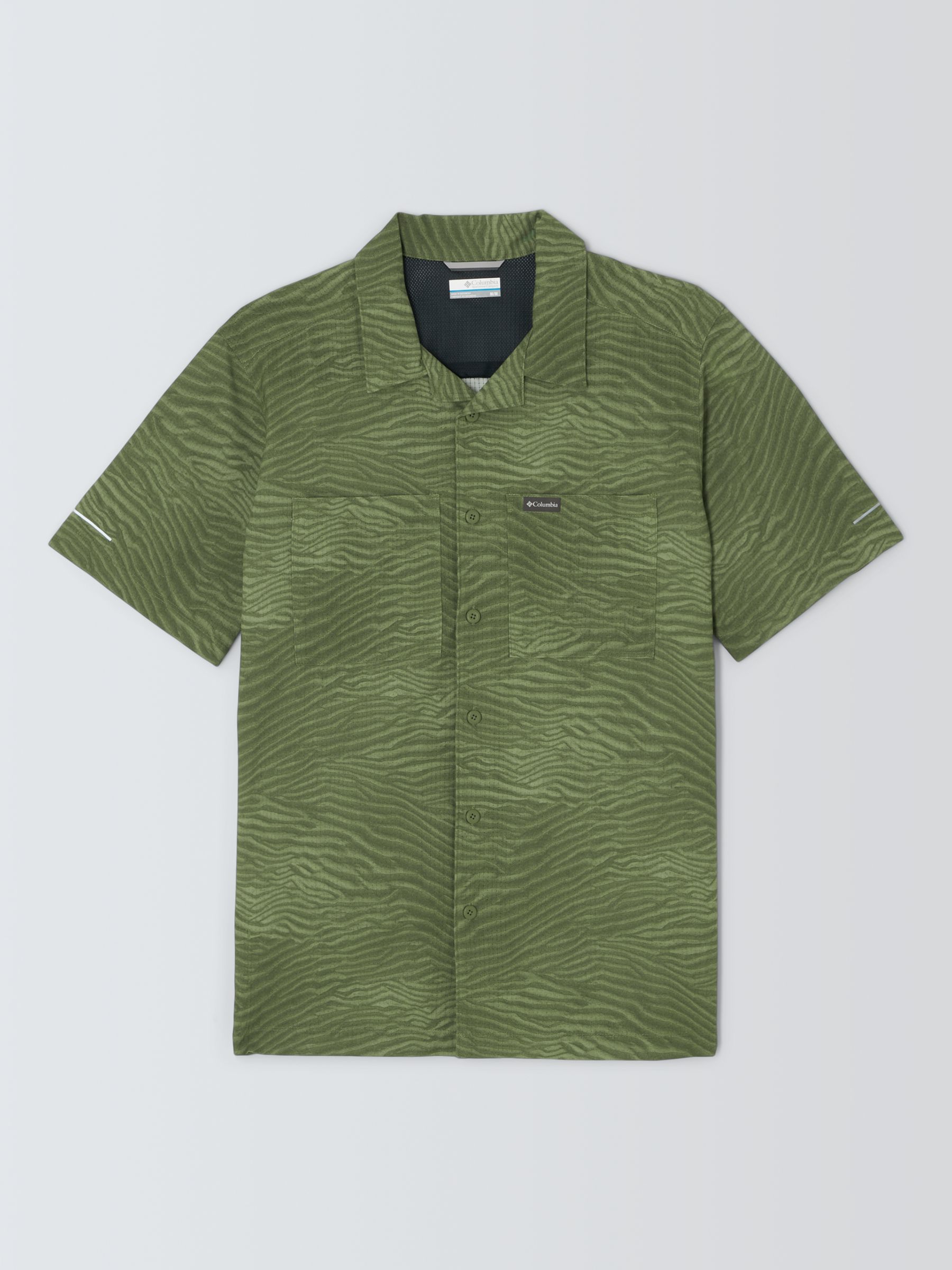 Columbia Lightweight Mesa Short Sleeve Shirt, Green, S