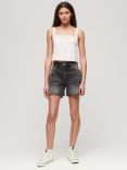 Superdry Ibiza Embroidered Cami Top, Off White