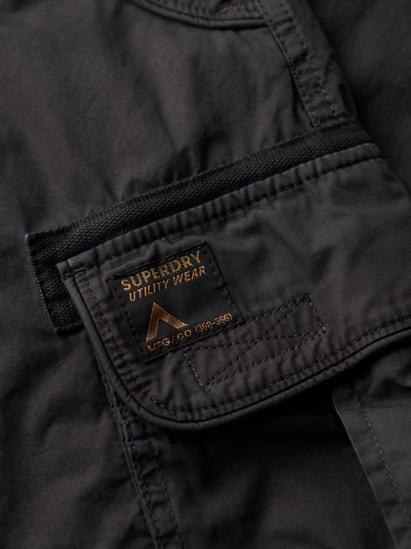 Buy Superdry Baggy Parachute Cargo Trousers, Blackboard Online at johnlewis.com
