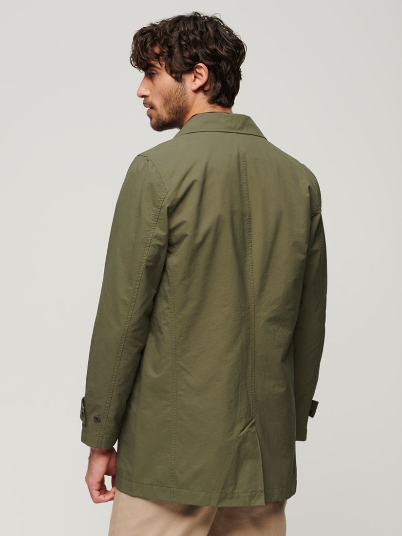 Superdry The Merchant Store Car Coat, Chive Green, XXL