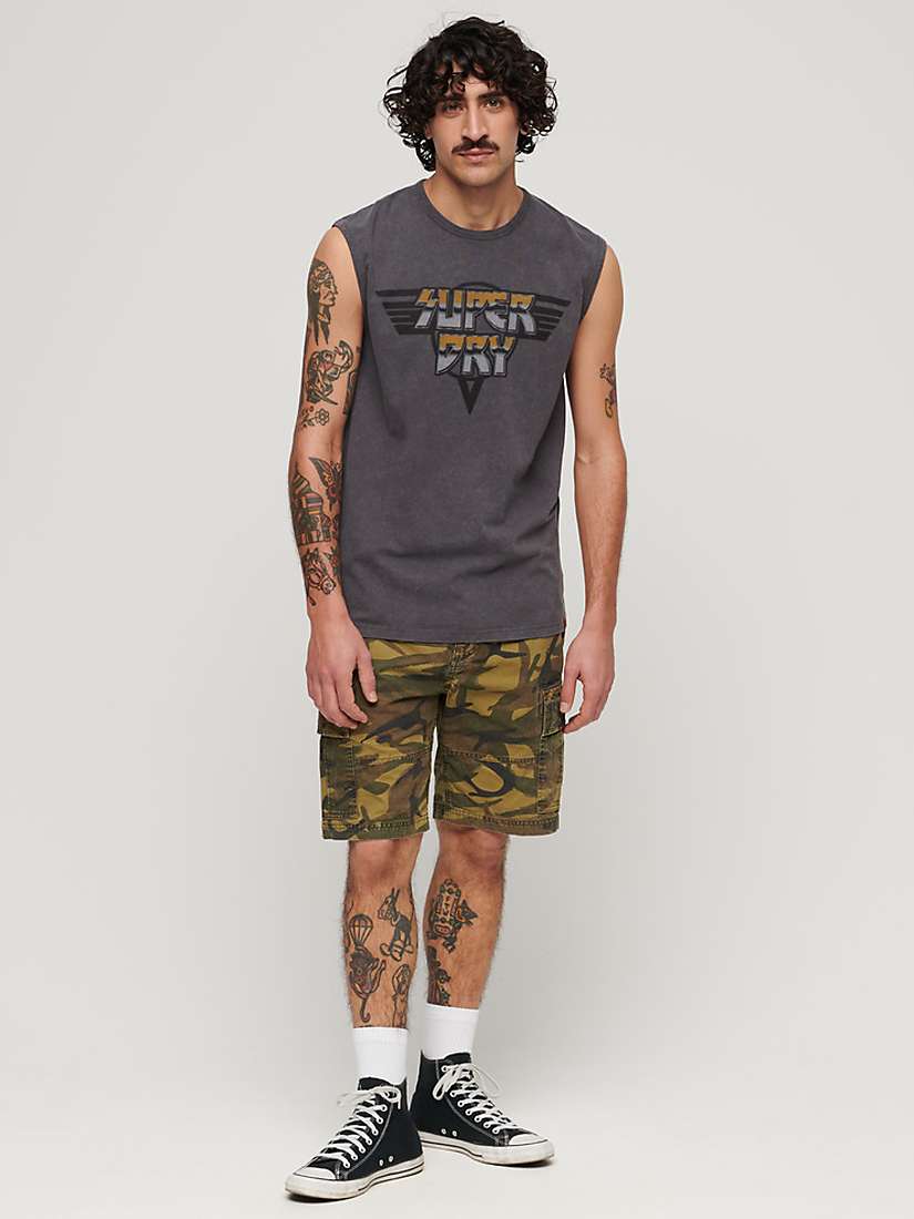 Buy Superdry Heavy Camouflage Print Cargo Shorts, Multi Online at johnlewis.com