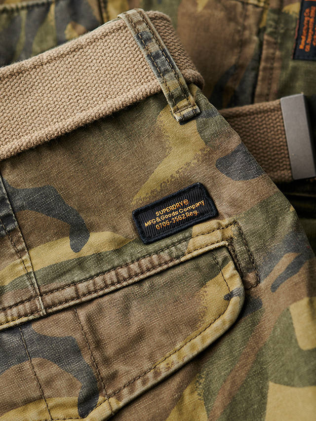 Superdry Heavy Camouflage Print Cargo Shorts, Multi
