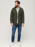 Superdry The Merchant Store Technical Field Jacket, Olive Green