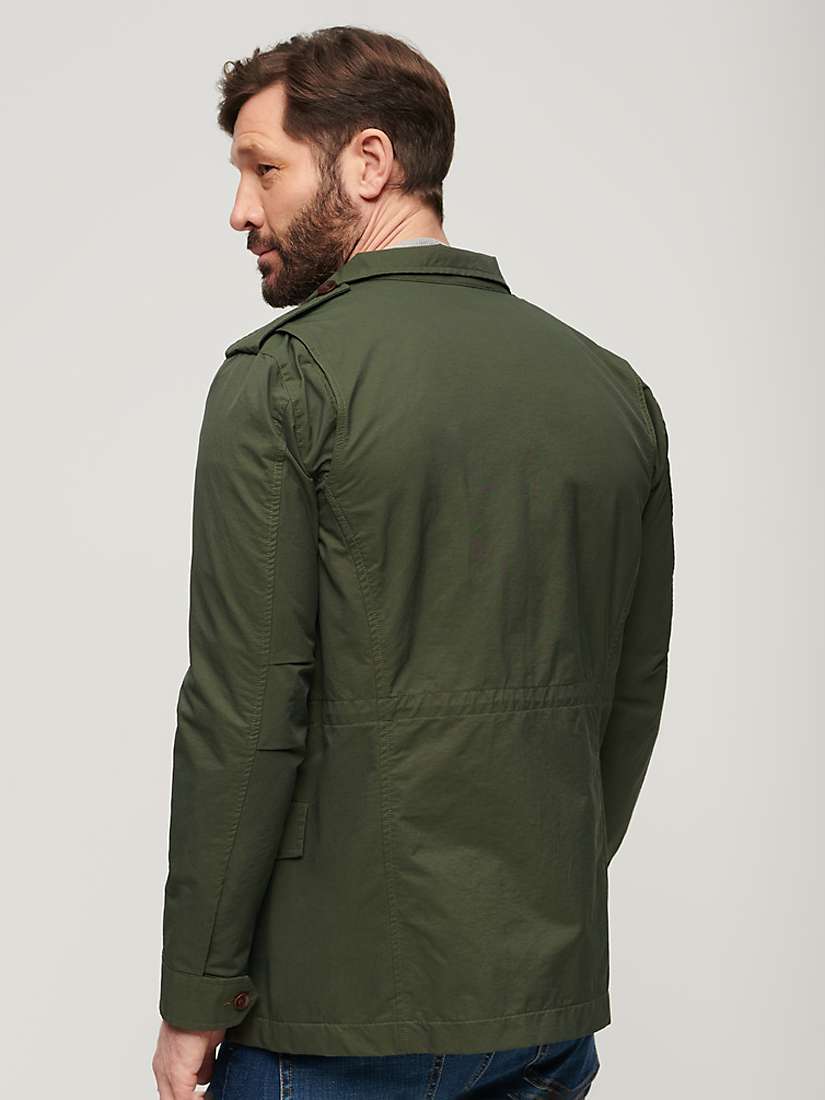 Buy Superdry The Merchant Store Technical Field Jacket, Olive Green Online at johnlewis.com