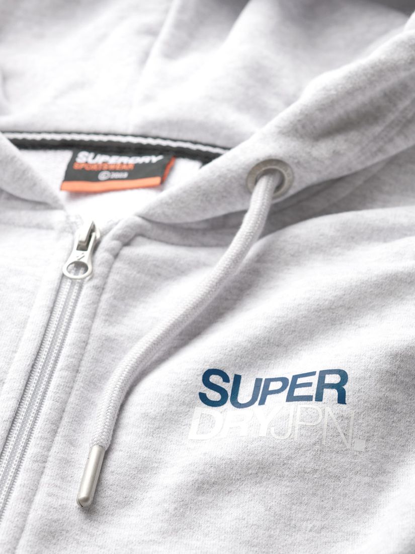 Buy Superdry Sportswear Logo Loose Zip Hoodie Online at johnlewis.com