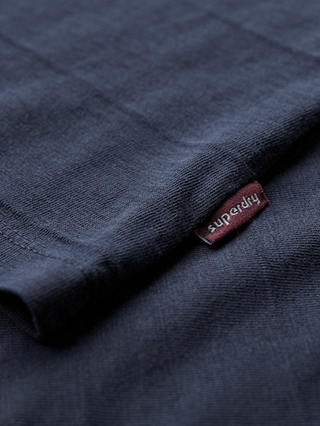 Superdry Organic Cotton Vintage Texture T-Shirt, Eclipse Navy