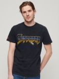 Superdry Rock Graphic Band T-Shirt, Black