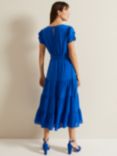 Phase Eight Lola Tiered Midi Dress, Blue