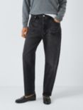 PAIGE Alexis Barrel Leg Jeans, Viper Black