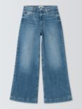 PAIGE Harper Organic Cotton Blend Wide Leg Jeans, Familia