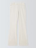 PAIGE Hampshire Pinstripe Linen Blend Trousers, Travertine/Multi