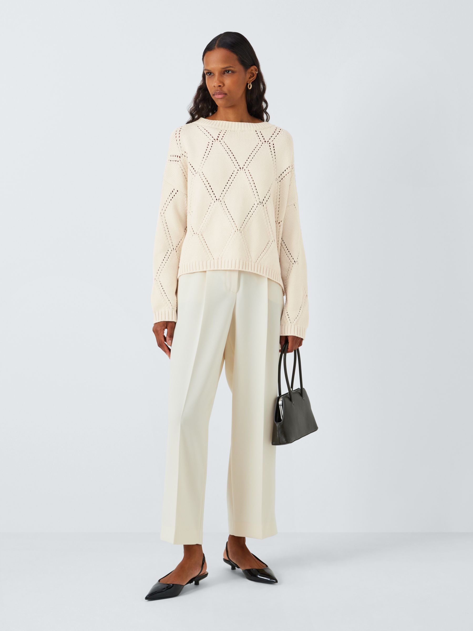 Weekend MaxMara Abbozzi Jumper, Ecru, S