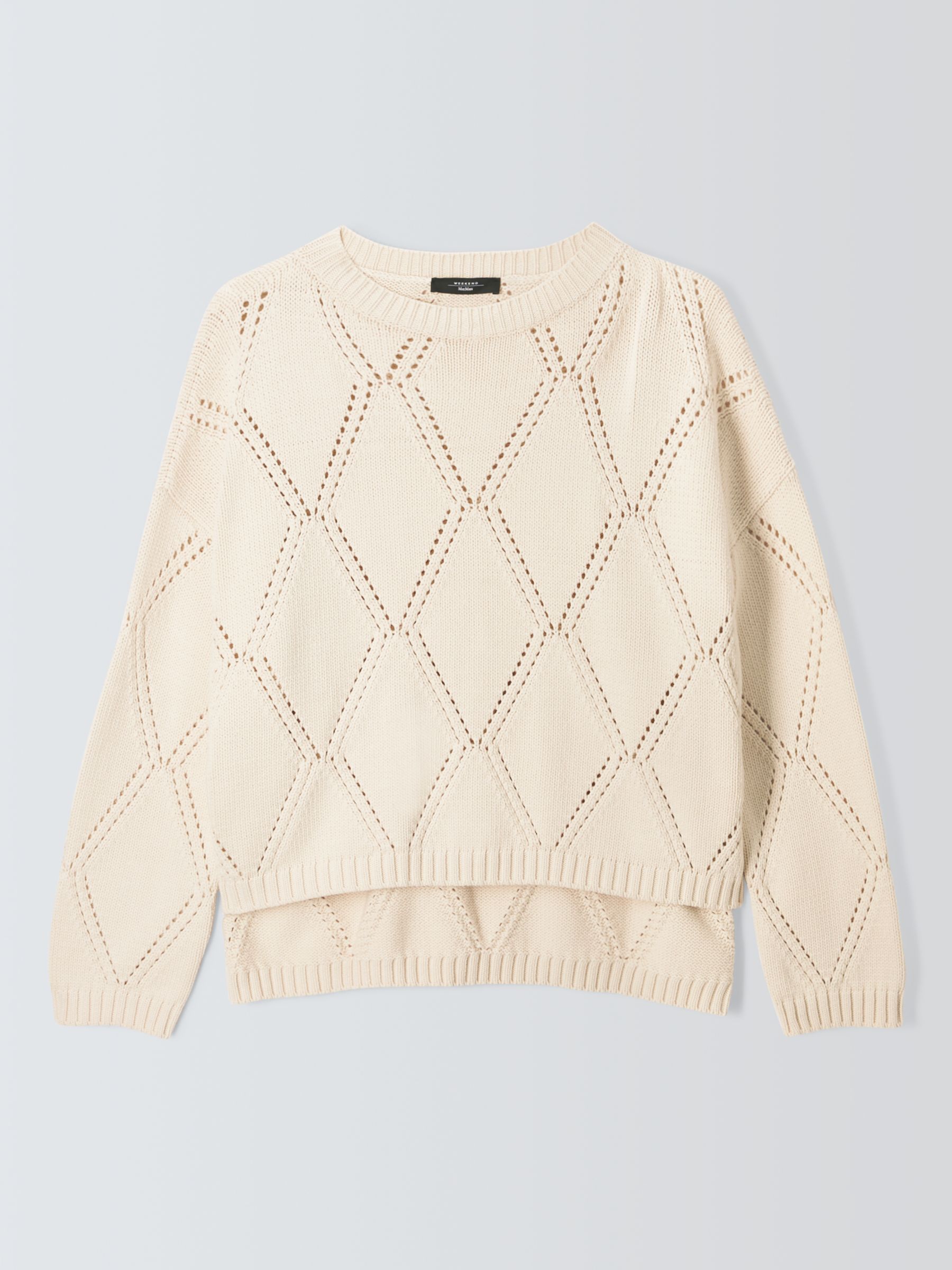 Weekend MaxMara Abbozzi Jumper, Ecru, S