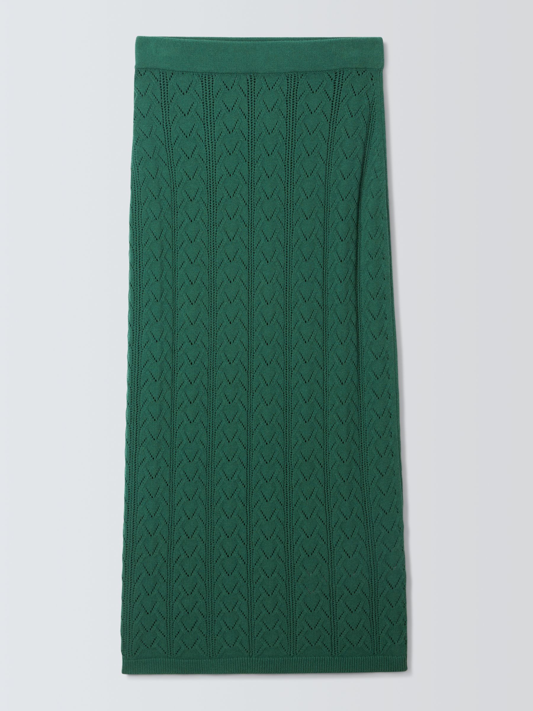 Weekend MaxMara Firmina Knitted Maxi Skirt, Green, S