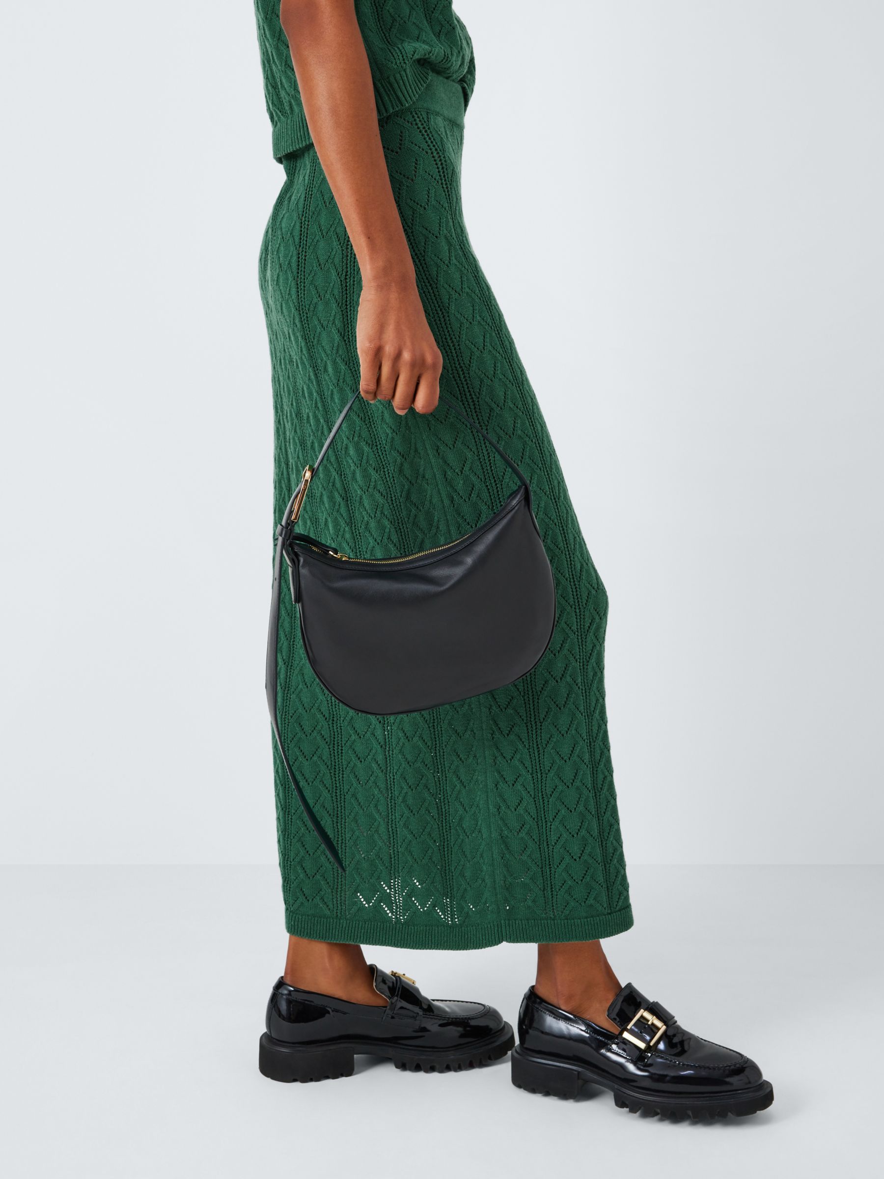 Weekend MaxMara Firmina Knitted Maxi Skirt, Green, S