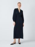 Weekend MaxMara Elisir Silk Blend Midi Dress, Navy