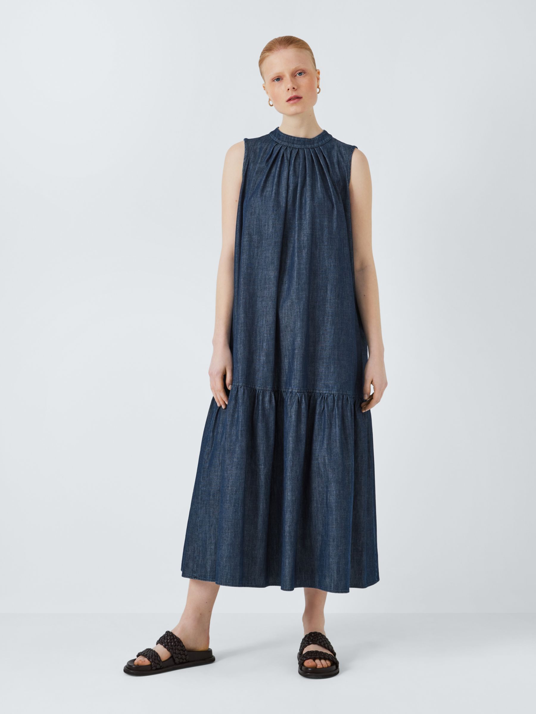 Weekend MaxMara Turchia Midi Dress, Navy, 6