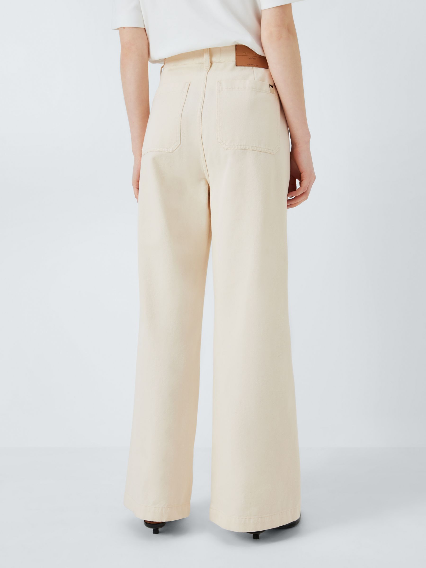 Weekend MaxMara Filtro Trousers, Ecru, 6