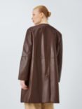 Weekend MaxMara Geyser Leather Coat, Tobacco