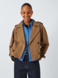 Weekend MaxMara Opossum Short Trench Coat, Tobacco