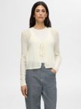 SELECTED FEMME Ria Alpaca Wool Blend Cardigan, Birch