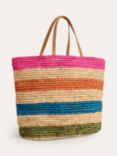 Boden Raffia Tote Bag, Multi