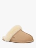 UGG Scuffette Sheepskin and Suede Slippers, Sand