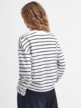 Barbour Marnie Stripe Sweatshirt, Cloud/Navy