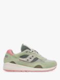 Saucony Shadow 6000 Lux Trainers, Green/Ivory