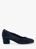 Gabor Wide Fit Gigi Suede Courts, Dark Blue