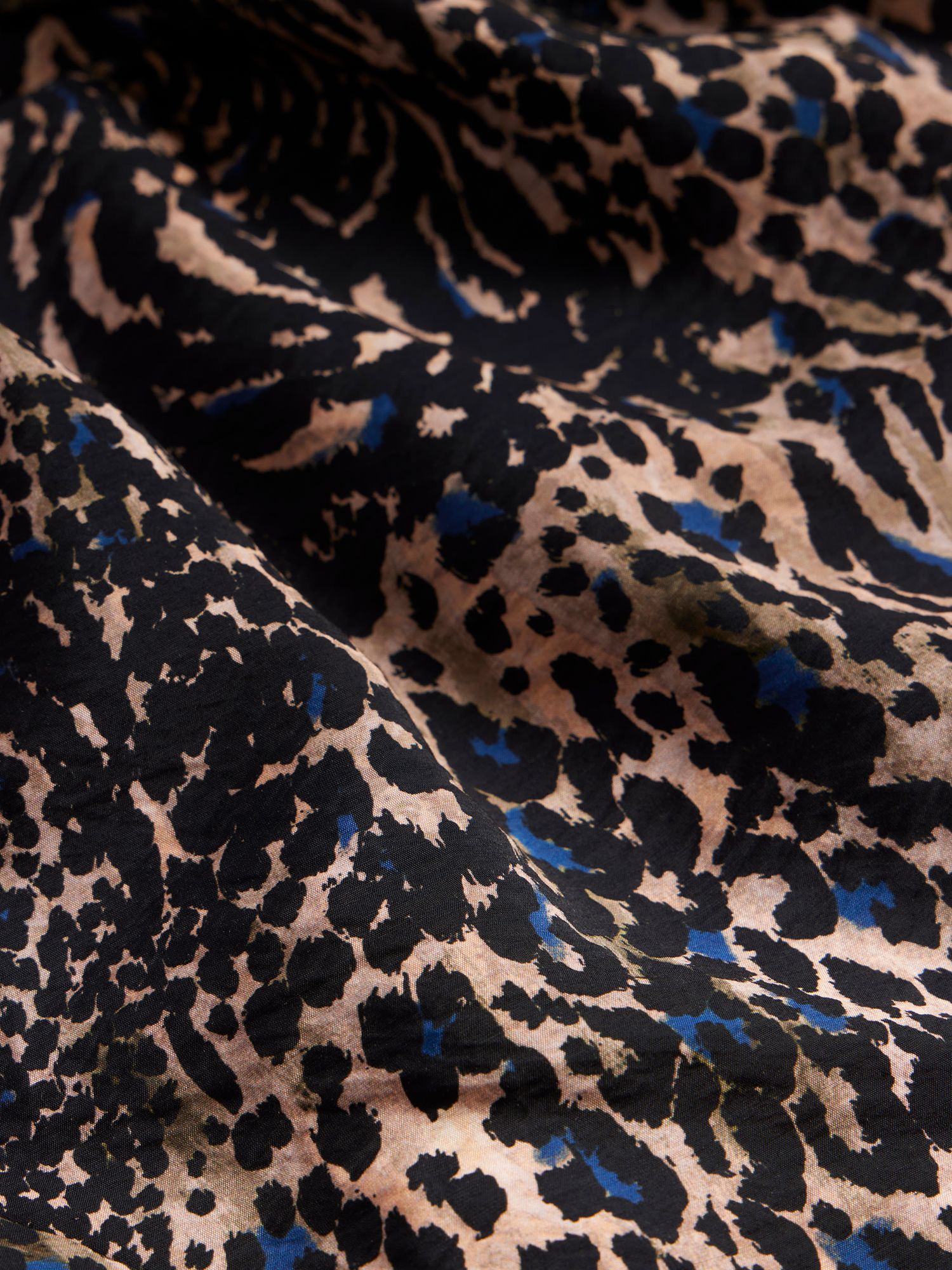 Mint Velvet Leopard Print Sarong, Multi, L